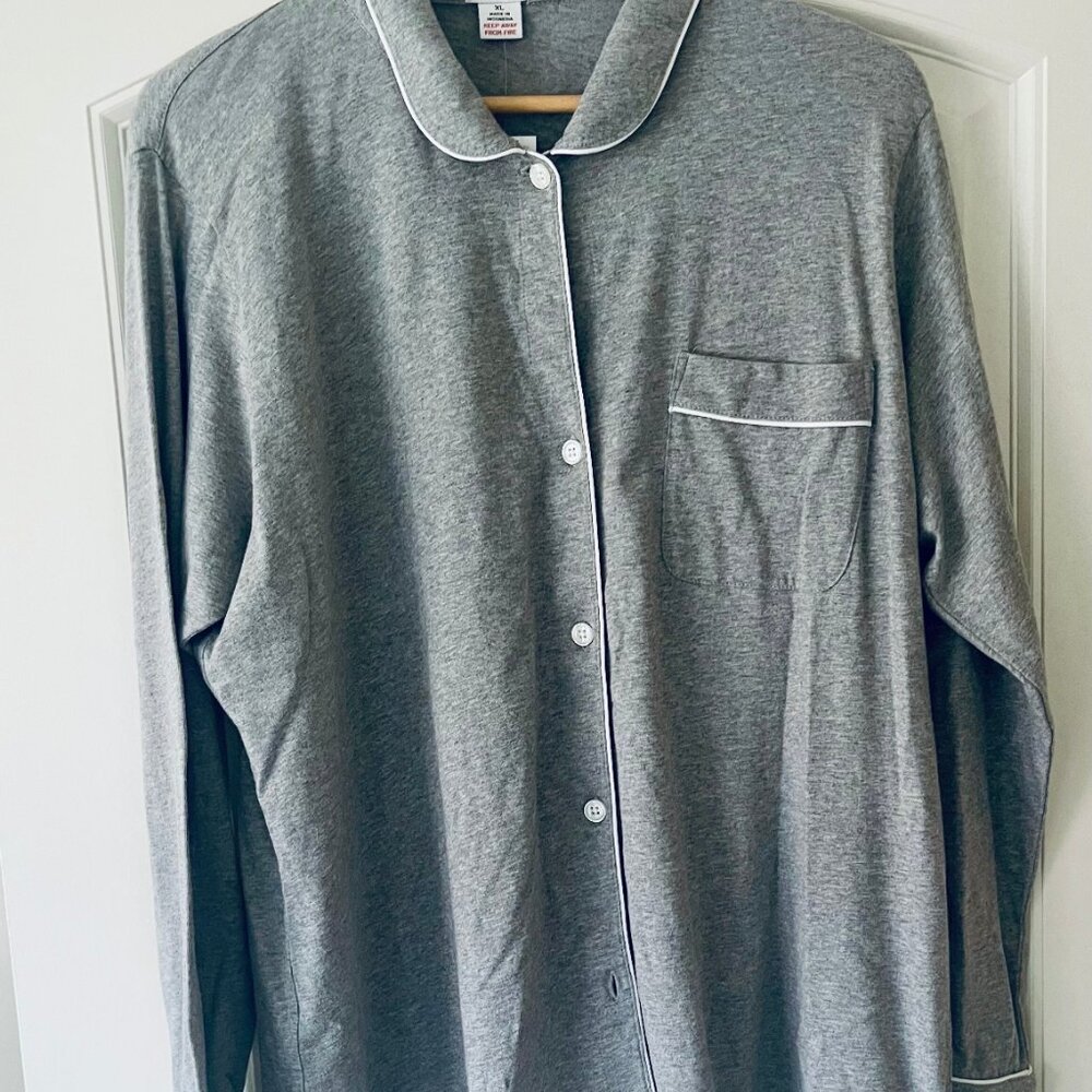 J Crew Factory Knit Pajama Top NWT